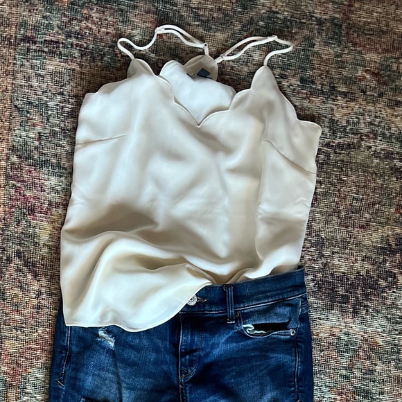 J. Crew Factory Tops - Off White J.Crew Mercantile Camisole in Size 0